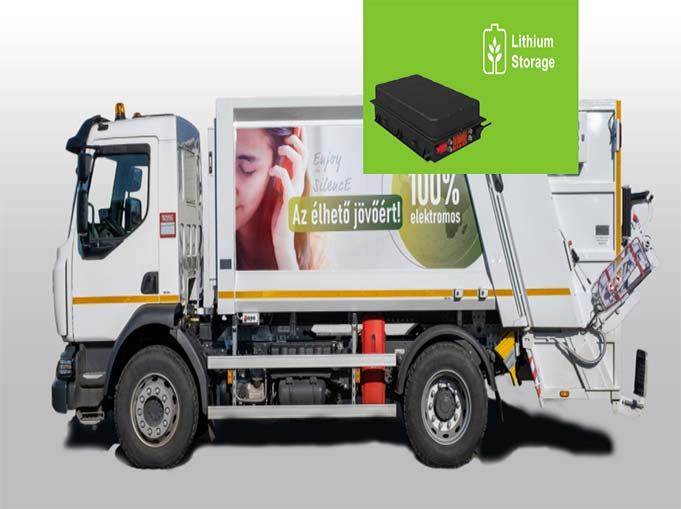 Lithium Storage Liquid Cooling Battery System for Hungary Garbage Truck Vehicles