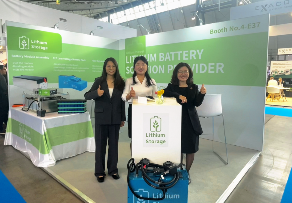 Lithium Storage Shines at The Battery Show Europe 2025 with Cutting-Edge Solutions for E-Mobility & Industrial Vehicles