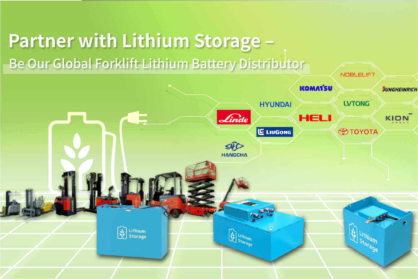 Electric Forklift Lithium Ion Battery for Different Forklifts
