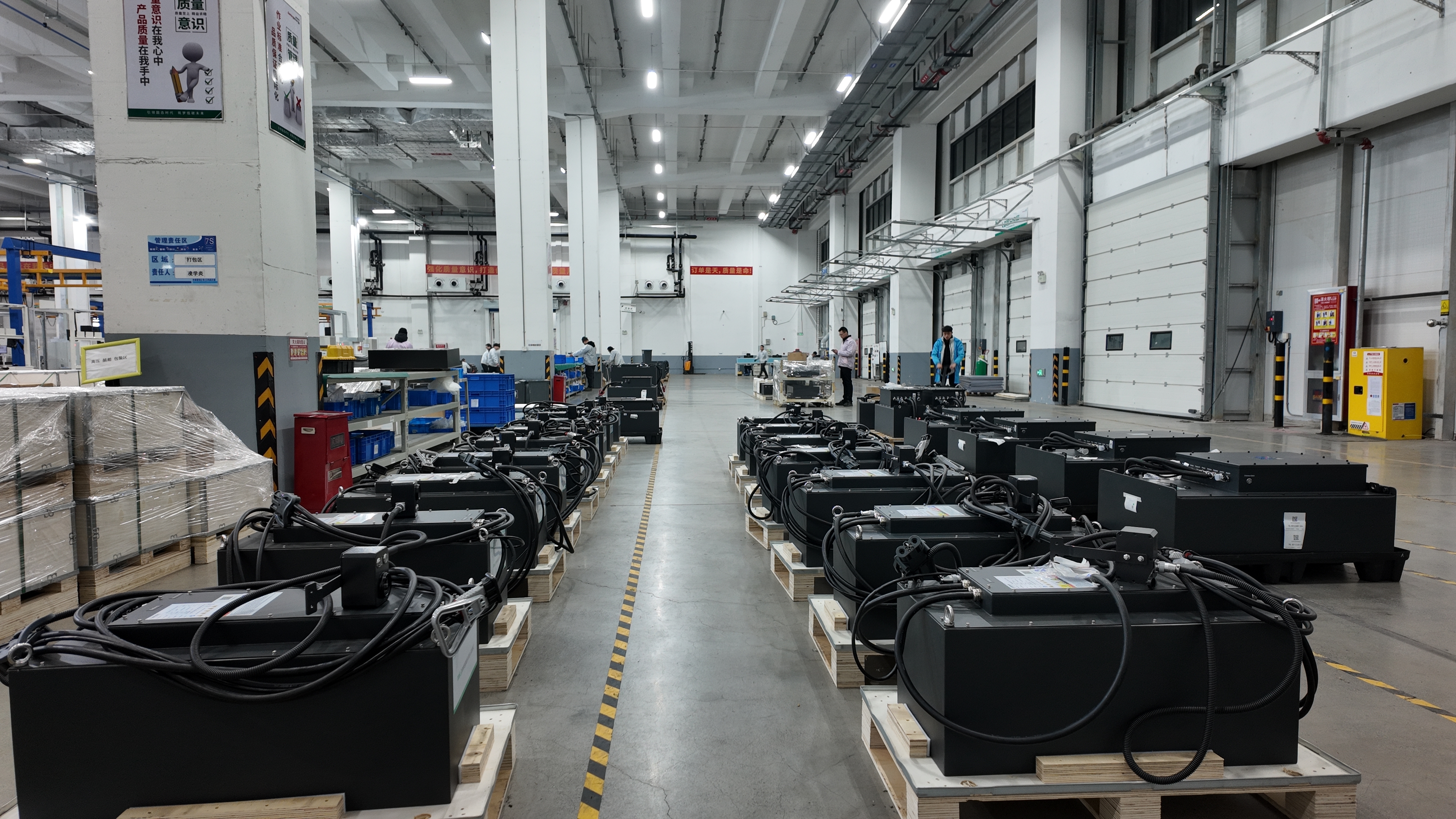 LITHIUM STORAGE has successfully delivered 54 Lithium Battery Units to Latin American Clients for LINDE Forklifts